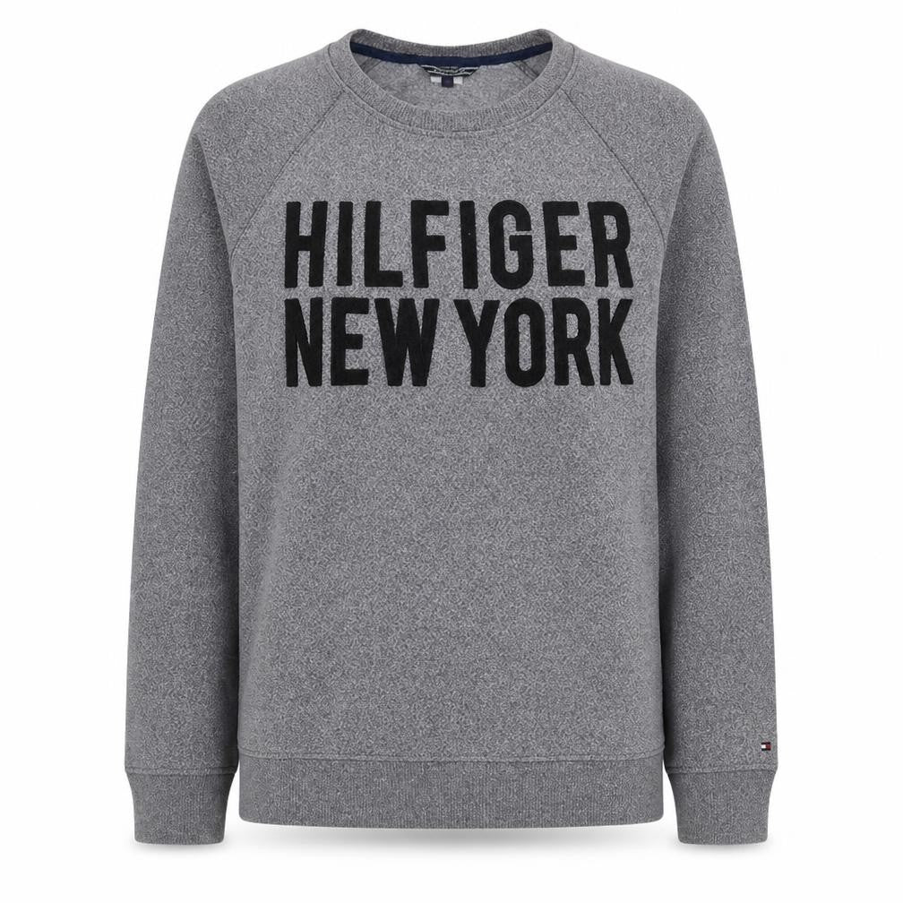 Tommy Hilfiger Women Grey Crew Neck Pullover Sweatshirt S