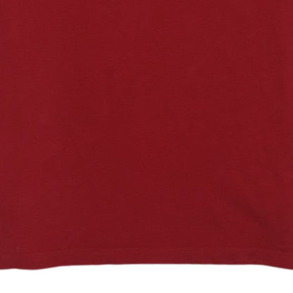 Tommy Hilfiger Men's Red 2XL Regular Fit Cotton Polo Shirt