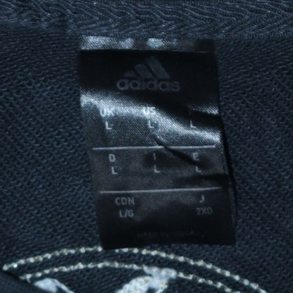 Adidas Men's Black Crew Neck Pullover Sweatshirt Size L