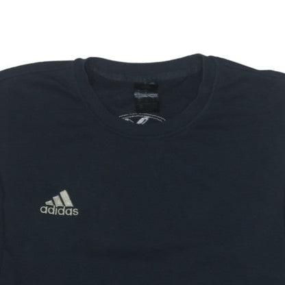 Adidas Men's Black Crew Neck Pullover Sweatshirt Size L