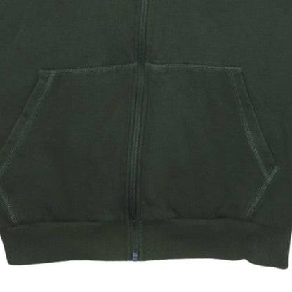 Gymshark Men’s Green Full Zip Hoodie Size L Regular Fit