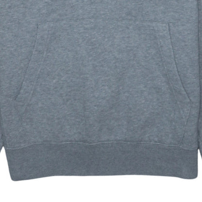 Nike Men's Grey Small Pullover Hoodie with Logo Graphic