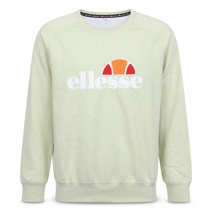 Ellesse Men's Beige Pullover Sweatshirt M Embroidered Logo