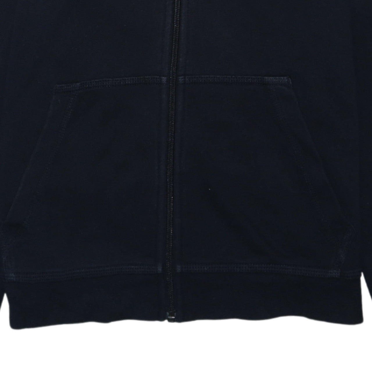 Nike Boys Black Full Zip Hoodie Size 158cm Fleece Zip Up Sweatshirt