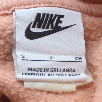 Nike Women’s Pink Pullover Hoodie Small Fleece Lined Casual