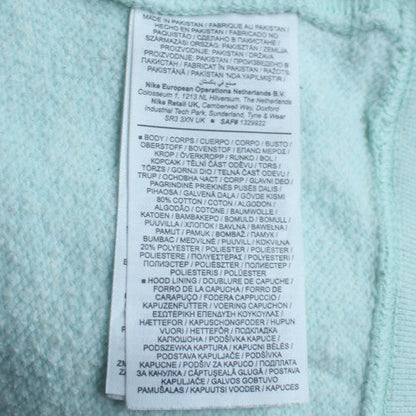 Nike Womens Blue Pullover Hoodie Small - Cotton Blend Sweatshirt
