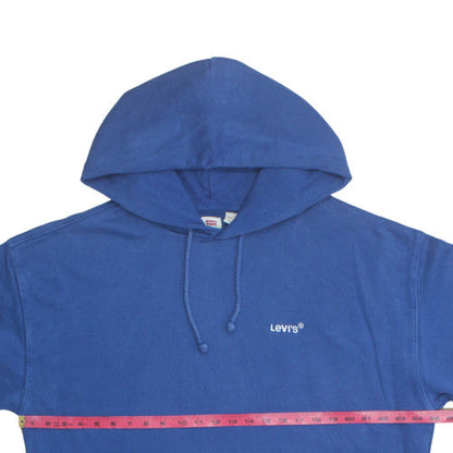 Levi's Men's Blue Pullover Hoodie L Relaxed Fit