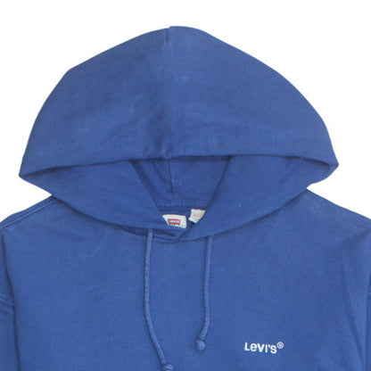 Levi's Men's Blue Pullover Hoodie L Relaxed Fit