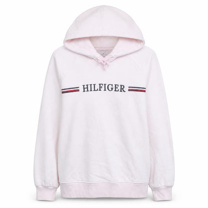 Tommy Hilfiger Womens Light Pink Pullover Hoodie Small