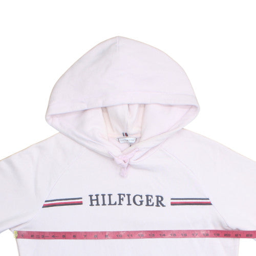 Tommy Hilfiger Womens Light Pink Pullover Hoodie Small