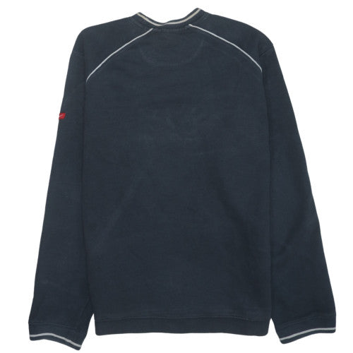 Nike Mens Blue Fleece Pullover Sweatshirt L Crew Neck Logo Vintage
