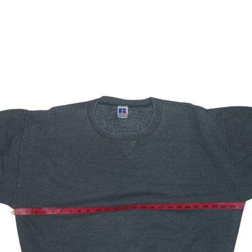 Russell Athletic Men's Grey XL Fleece Pullover Sweatshirt Vintage