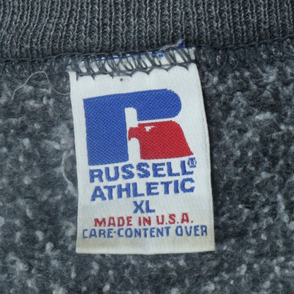 Russell Athletic Men's Grey XL Fleece Pullover Sweatshirt Vintage