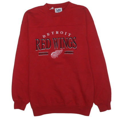 Lee Sport Men's Red Detroit Red Wings XL Crew Neck Sweatshirt