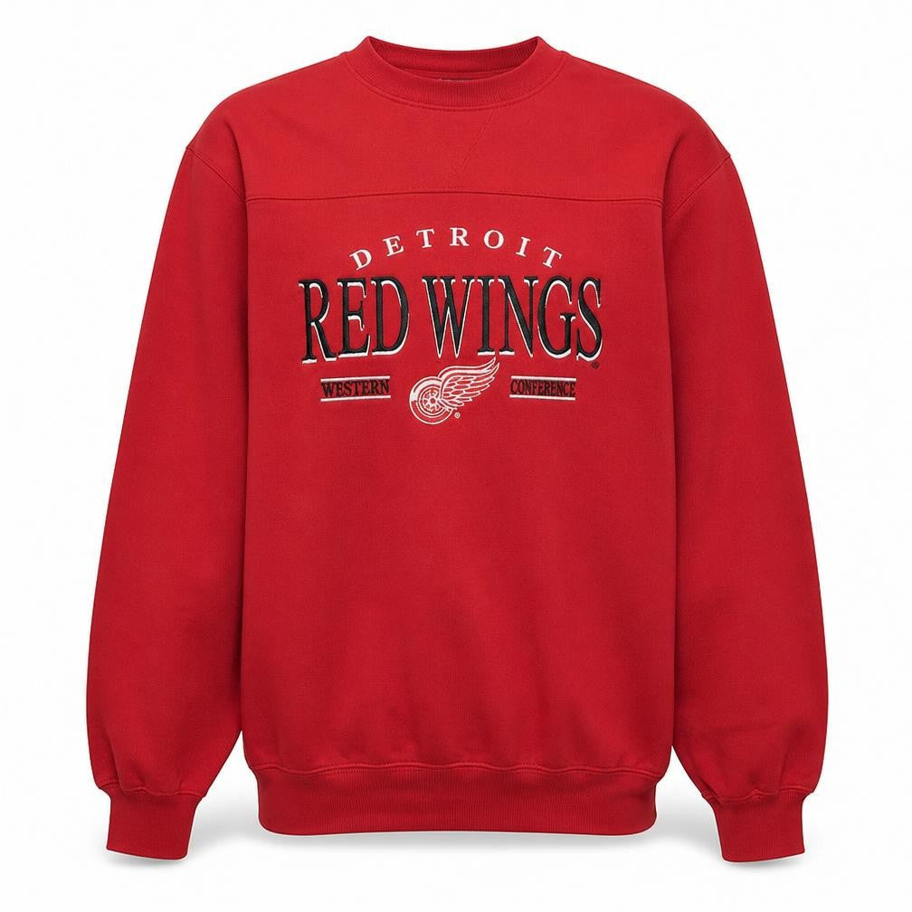 Lee Sport Men's Red Detroit Red Wings XL Crew Neck Sweatshirt