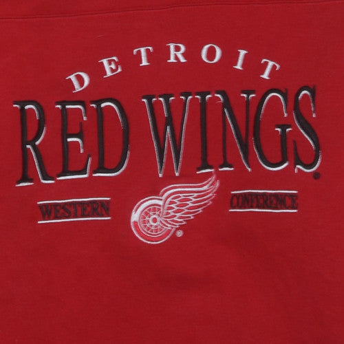 Lee Sport Men's Red Detroit Red Wings XL Crew Neck Sweatshirt
