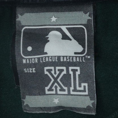 MLB Mens Black XL T-Shirt Crew Neck Mets Home Run Graphic Cotton
