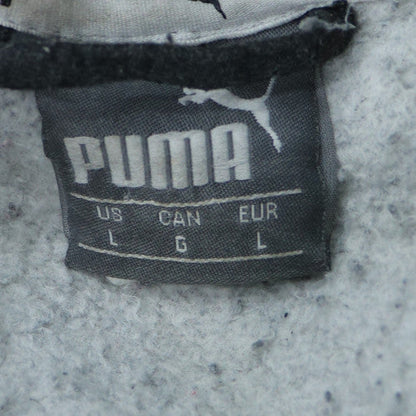 Puma Men's Black Full Zip Hoodie L Fleece Sportswear