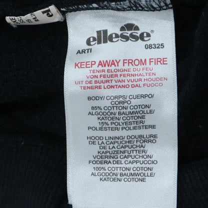 Ellesse Men's Black 3XL Pullover Hoodie Fleece Sportswear