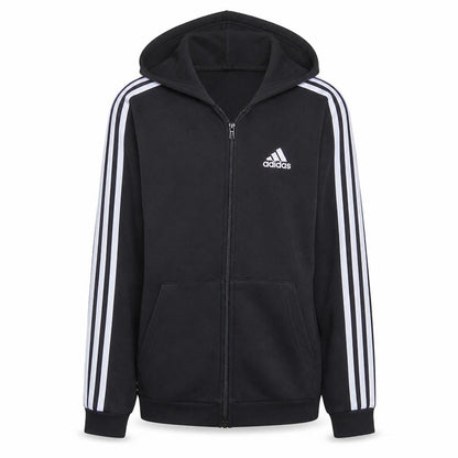 Adidas Men's Black Full Zip Hoodie Small Hooded Sweatshirt