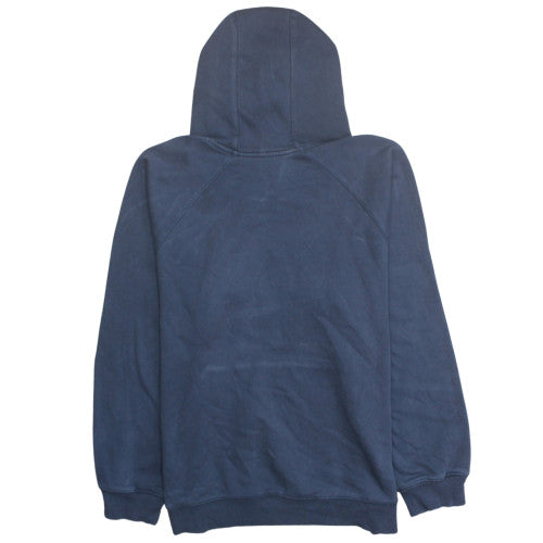 Adidas Men's Blue Pullover Hoodie Size M Sports Logo Fleece