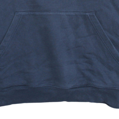 Adidas Men's Blue Pullover Hoodie Size M Sports Logo Fleece