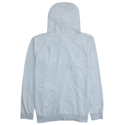 Nike Men's Grey XL Pullover Hoodie with Logo and Pockets