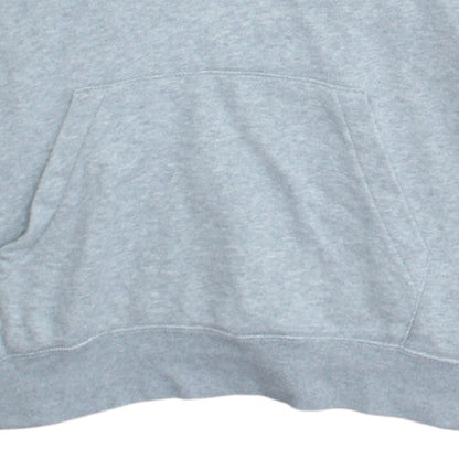 Nike Men's Grey XL Pullover Hoodie with Logo and Pockets