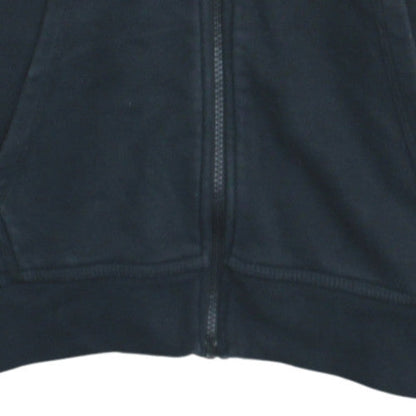 Nike Women's Black Full Zip Hoodie Medium Cotton Blend