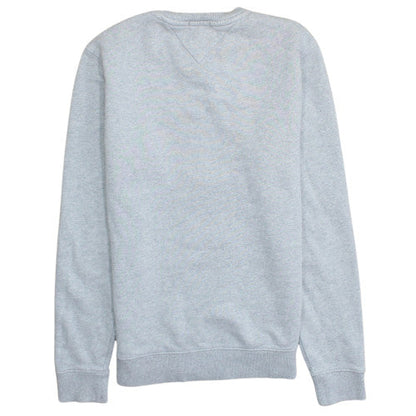 Tommy Jeans Men's Grey XS Crew Neck Logo Sweatshirt
