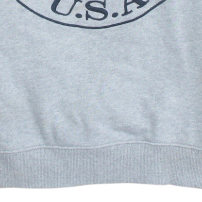 Tommy Jeans Men's Grey XS Crew Neck Logo Sweatshirt