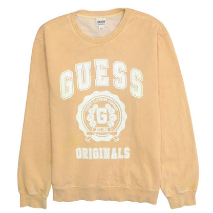 Guess Originals Womens Beige Crew Neck Pullover Sweatshirt XL