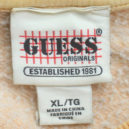 Guess Originals Womens Beige Crew Neck Pullover Sweatshirt XL