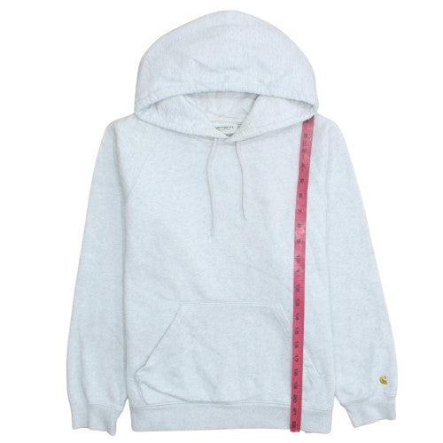 Carhartt Women Grey Small Pullover Hoodie Cotton Blend Casual