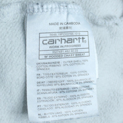 Carhartt Women Grey Small Pullover Hoodie Cotton Blend Casual