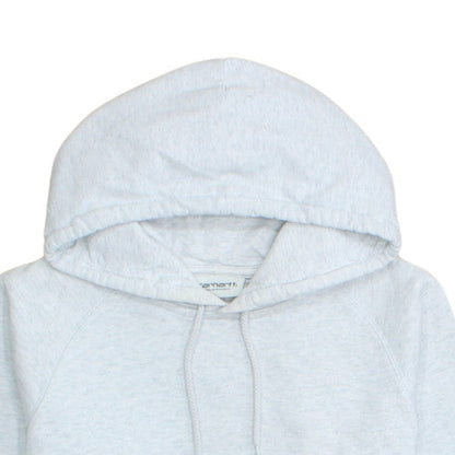 Carhartt Women Grey Small Pullover Hoodie Cotton Blend Casual