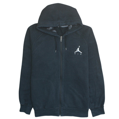 Jordan Men's Black XL Full Zip Fleece Hoodie Sweatshirt