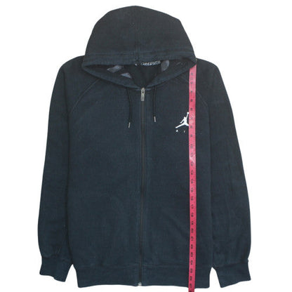 Jordan Men's Black XL Full Zip Fleece Hoodie Sweatshirt