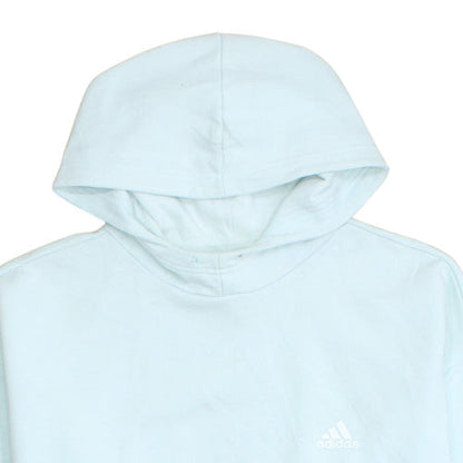 Adidas Womens Blue 3XL Pullover Hoodie Cotton Blend