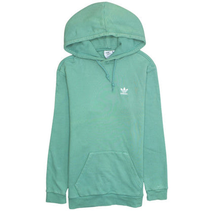 Adidas Men’s Green Pullover Hoodie Size S Regular Fit Fleece