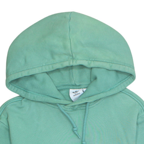 Adidas Men’s Green Pullover Hoodie Size S Regular Fit Fleece