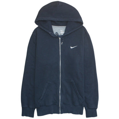 Nike Men's Blue Full Zip Hoodie L Fleece Sportswear Sweatshirt