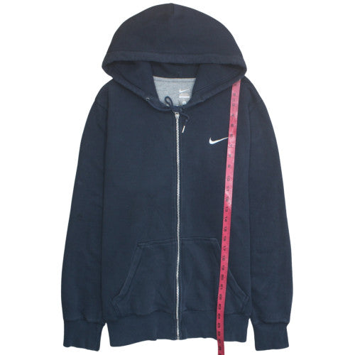 Nike Men's Blue Full Zip Hoodie L Fleece Sportswear Sweatshirt