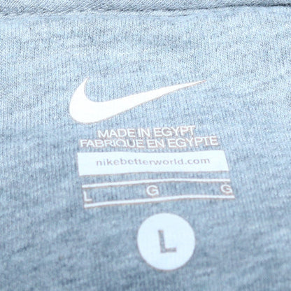 Nike Men's Blue Full Zip Hoodie L Fleece Sportswear Sweatshirt