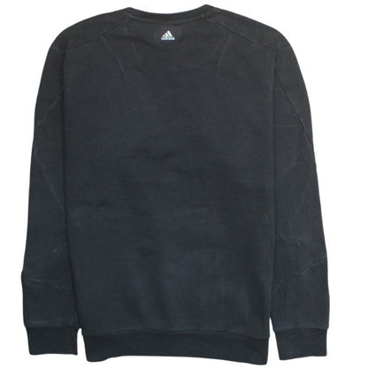 Adidas Men's Black Crew Neck Pullover Sweatshirt L Sports Fleece