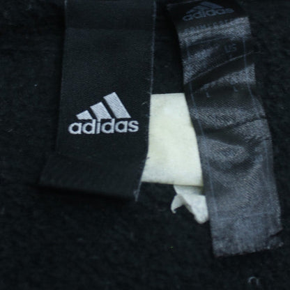 Adidas Men's Black Crew Neck Pullover Sweatshirt L Sports Fleece