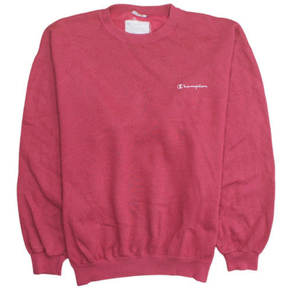 Champion Men's Red 2XL Pullover Fleece Sweatshirt Logo Crew Neck