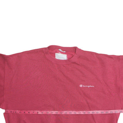 Champion Men's Red 2XL Pullover Fleece Sweatshirt Logo Crew Neck