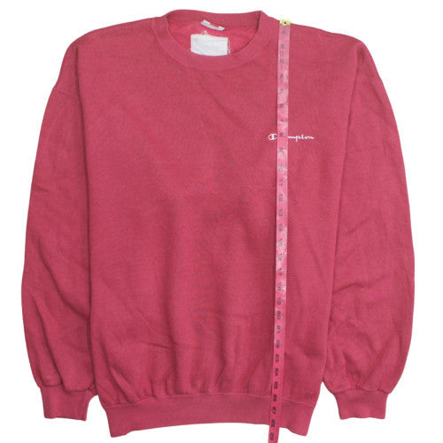 Champion Men's Red 2XL Pullover Fleece Sweatshirt Logo Crew Neck
