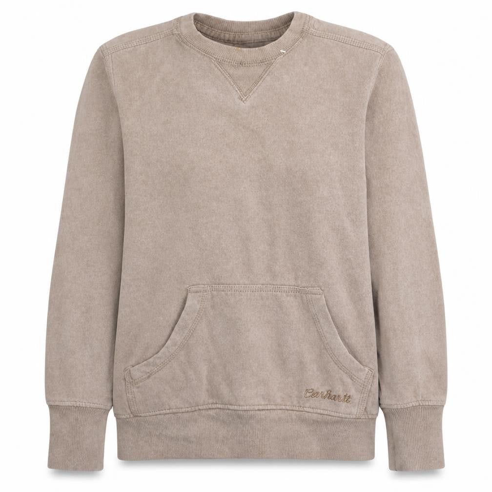 Carhartt Womens Beige Pullover Sweatshirt XS Cotton Blend Casual